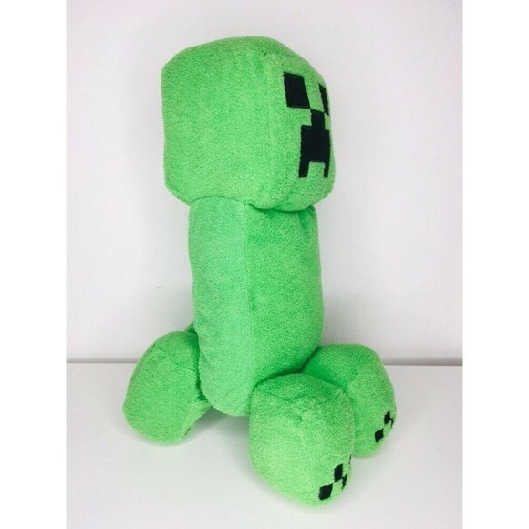 Minecraft Creeper Plush Green Official Mojang Jinx Stuffed Animal 10" stuffed to - Picture 4 of 5